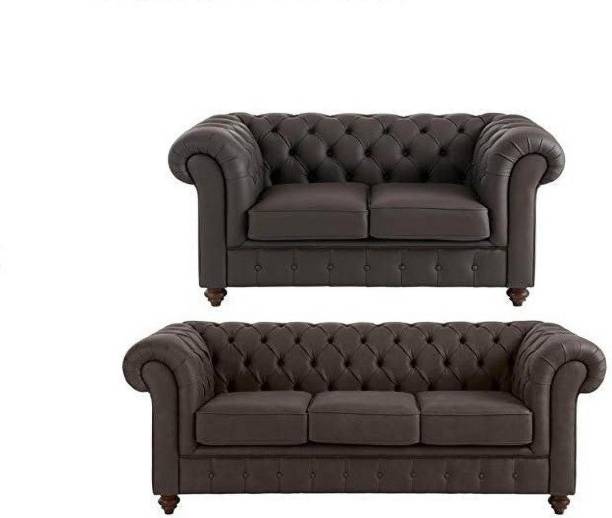 SVT Leather 3 + 2 BROWN Sofa Set