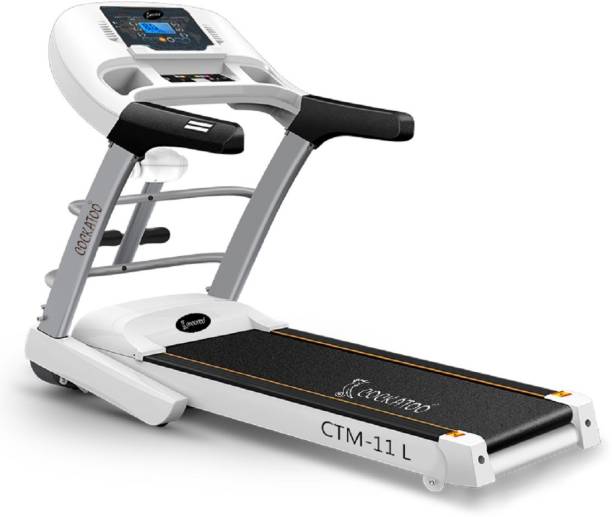 COCKATOO CTM11L Series 3 HP- 6 HP Peak Manual Incline 130 Kg Max User Weight Treadmill