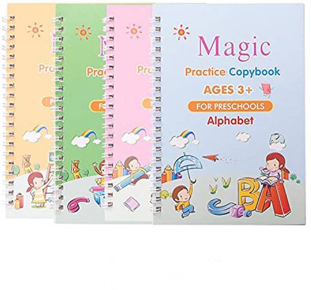 BAWALY Magic Reusable Practice Copybook for Kids Calligraphy Hand Letter