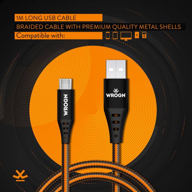 WROGN AMRBD1M01 2.4 A 1 m Micro USB Cable
