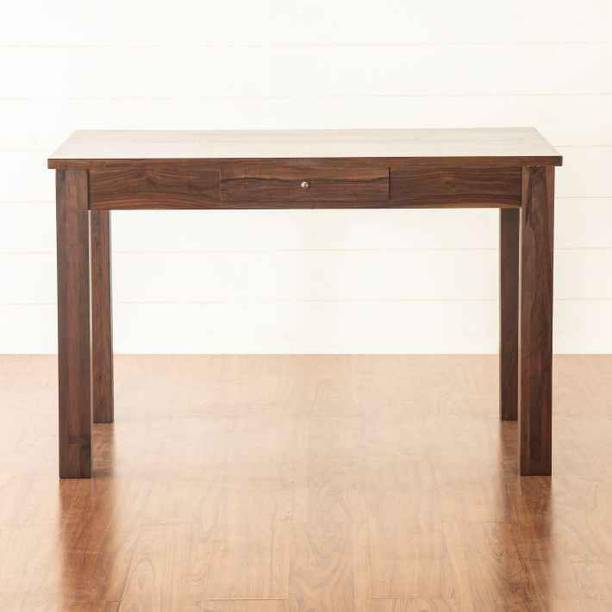 SMAART CRAAFTS Sheesham Wood 4 Seater Dining Table With 2 Bench For Living Room Solid Wood 4 Seater Dining Set