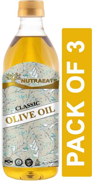 NutraEats Classic Olive Oil | Imported From Spain ( Combo Pack Of 3 ) Pro Olive Oil