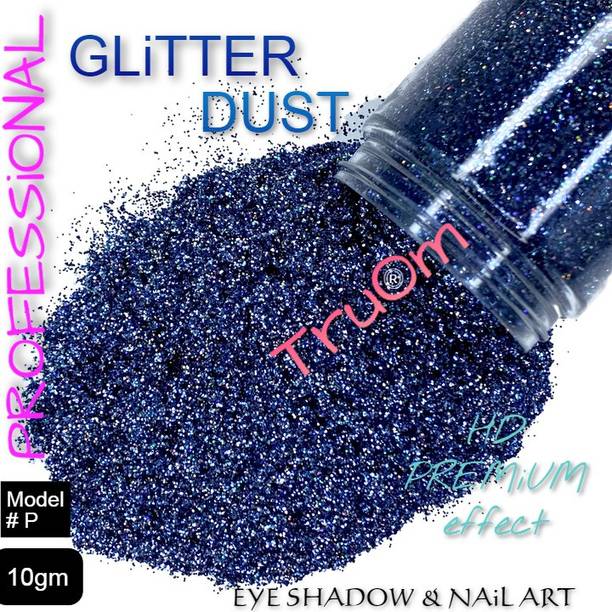 TRUOM Eyeshadow Glitter Dust HD Premium Effect For NailArt / Face / Body. 10 g