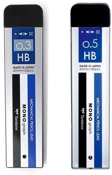 Tombow MONO MECHANICAL PENCIL LEAD 0.3/0.5 HB COMBO PACK Lead Pointer
