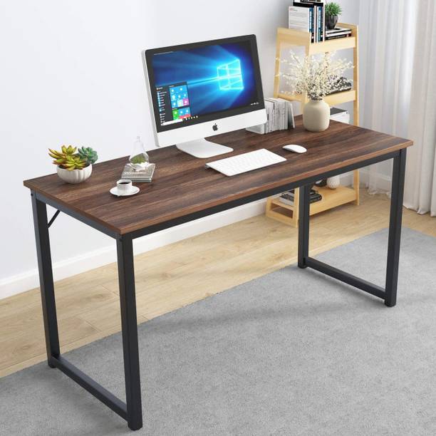 TEKAVO Engineered Wood Office, Work from Desk, Table Wallnut (120D x 60W x 75H CM) Engineered Wood Office Table