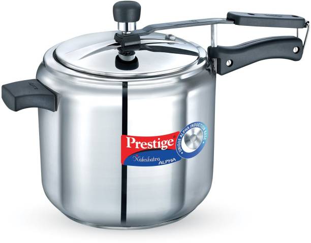 MOTI METAL INDUSTRIES MMI prestige cooker steel 7 L Induction Bottom Pressure Cooker &amp; Pressure Pan