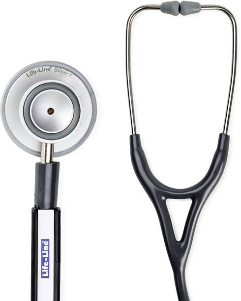 Life-Line Silver For Doctors, Nurses & Medical Students Acoustic Stethoscope