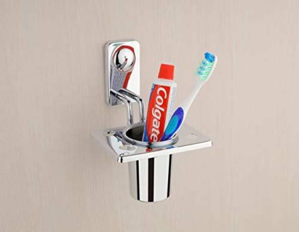 Ferio Toothbrush Holder Toothpaste Stand Tumbler Holder Stainless Steel Toothbrush Holder