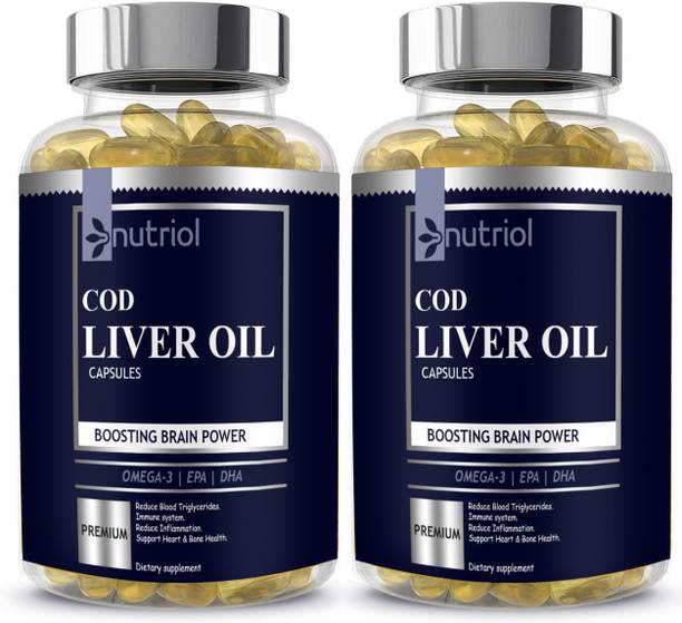 Nutriol Premium Cod Liver Oil Capsules, (G12) Premium