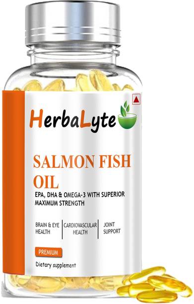 HERBALYTE Salmon Fish Oil 1000mg Triple Strength 660mg Pro