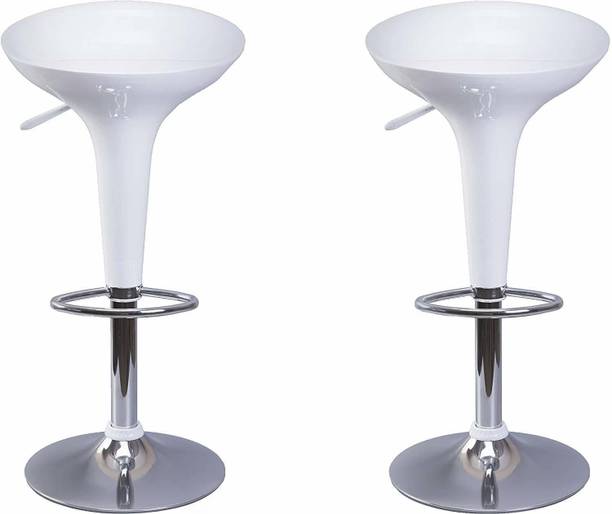 Furniture First FOSSIL WHITE Synthetic Fiber Bar Chair