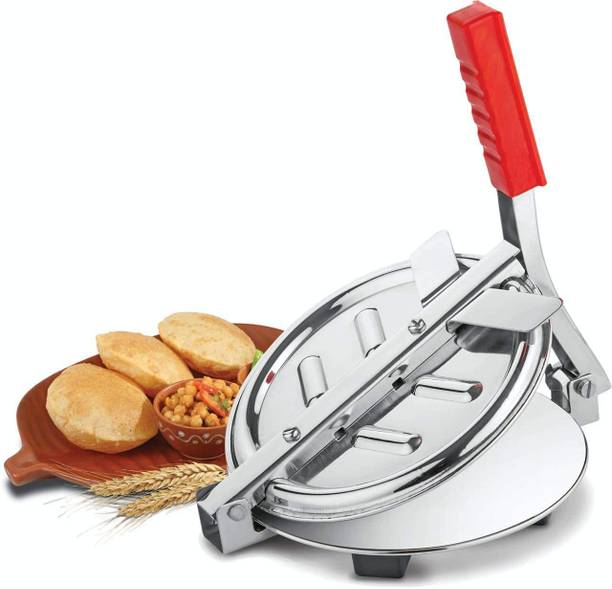 LOYZO Stainless Steel Puri Press Round Machine Khakhra Papad Chapati Machine Roti and Khakra Maker