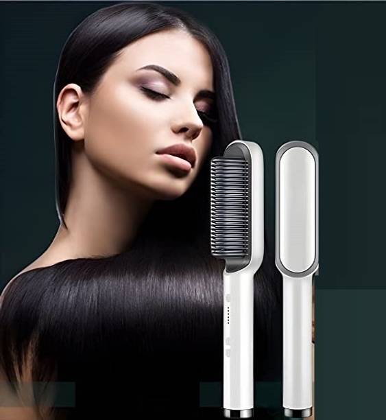 WunderVoX VII-Tourmaline Ceramic Hair Curler Brush Hair Comb-949 XVI-51AZ-Tourmaline Ceramic Hair Curler Brush Hair Comb Hair Straightener Brush