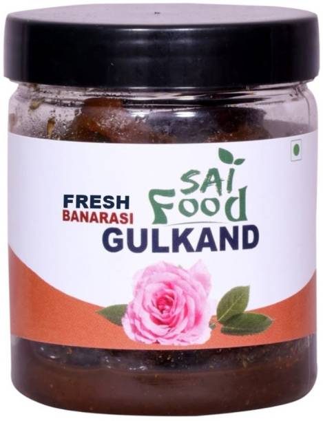 SAI Food Best Quality Natural Organic Fresh Gulab Gulkand Jam Spread (250 grams) 250 g