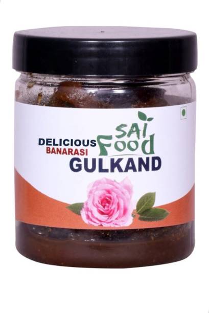 SAI Food Best Quality Natural Organic Delicious Gulab Gulkand Jam Spread (250 grams) 250 g