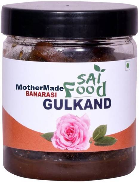 SAI Food Premium Quality Natural Organic Mothermade Gulab Gulkand Jam Spread (250 grams) 250 g