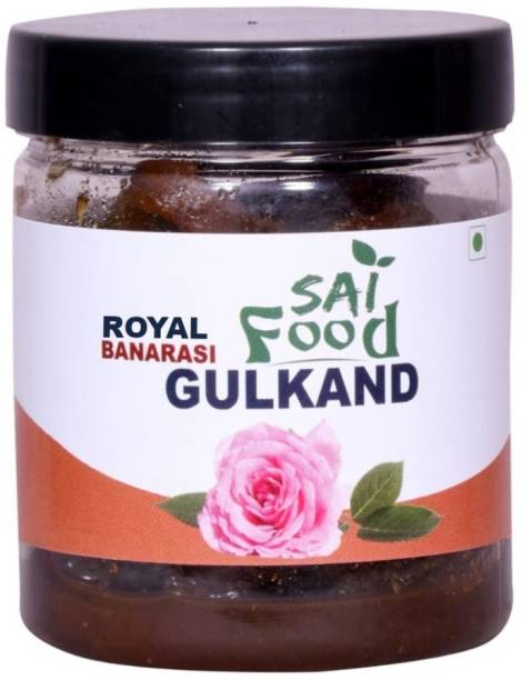 SAI Food Premium Quality Natural Organic Royal Gulab Gulkand Jam Spread (250 grams) 250 g