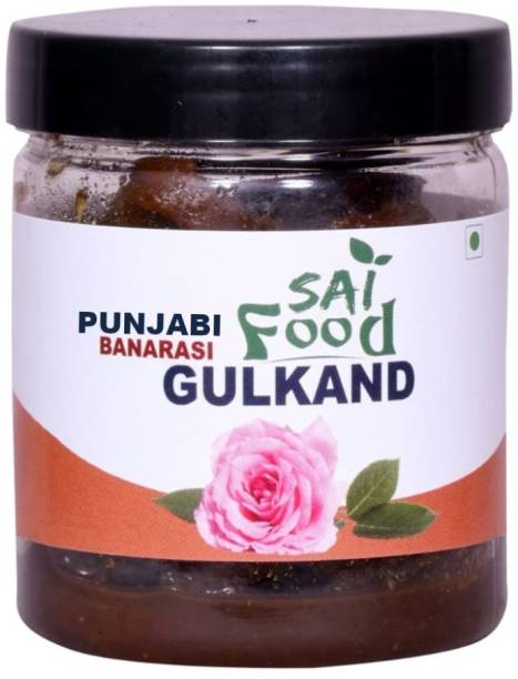 SAI Food Premium Quality Natural Organic Punjabi Gulab Gulkand Jam Spread (250 grams) 250 g