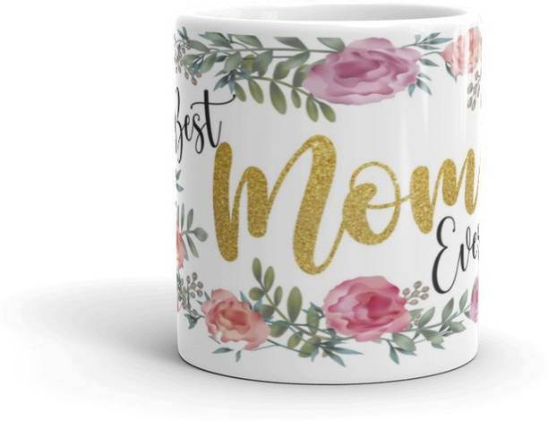 THE CLICK INDIA "Love You Mom" Coffee -Mug For Mom |Mother| Mummy Gift For Birthday| Mother Day Ceramic Coffee Mug