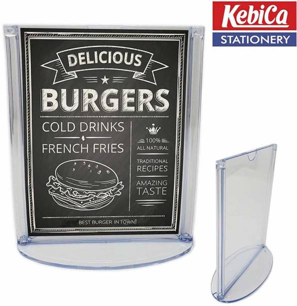 Kebica Display Stand Tent Card Holder QR Code Display Stand Paper Holder & Sign Holder Card Display Stand