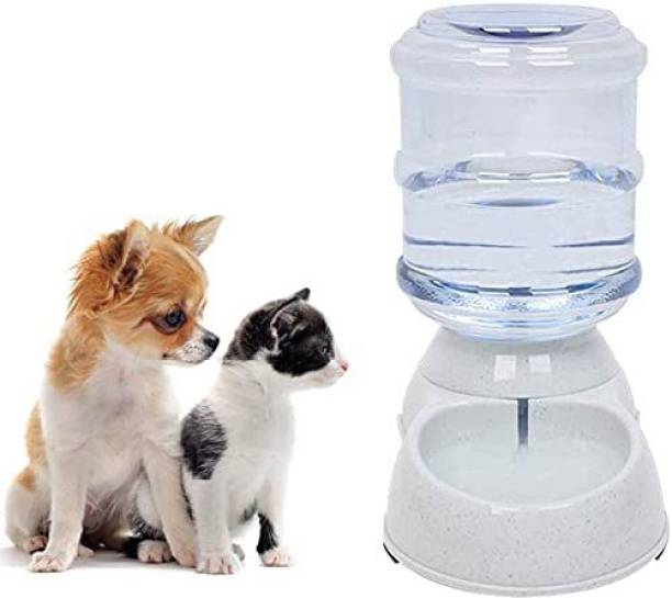 MAGHROLA Dog Cat Animal Automatic Water Drinking Fountain Bottle Bowl Stand[multicolor] Plastic Pet Bowl & Bottle