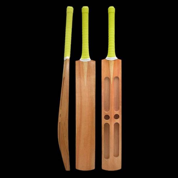 KHATU JI Scoop Bat 4capsule 2 bullet, Design Bat For Tennis ball Poplar Willow Cricket Poplar Willow Cricket  Bat