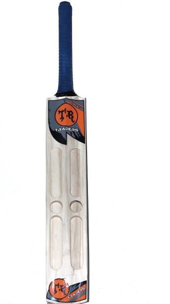 Traders Scoop bat oringe For Tennis Ball-No Leather Ball Poplar Willow Cricket bat 850 Poplar Willow Cricket  Bat