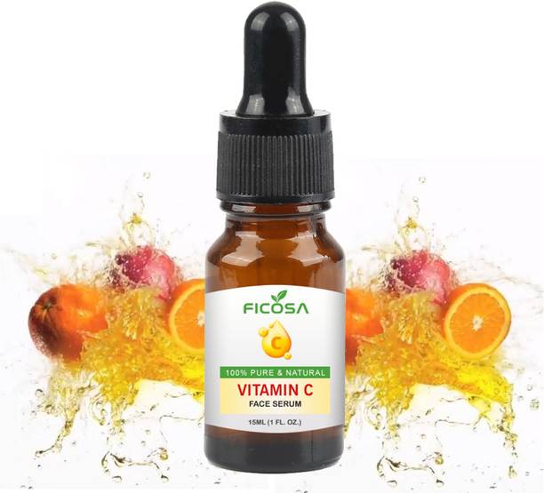 Ficosa Vitamin C Serum For Anti-Ageing, Brightening Face Serum (15 Ml)