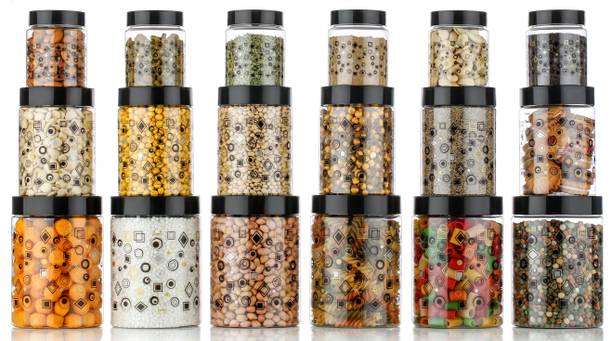NORVIUM Plastic Grocery Container - 1200, 650, 350