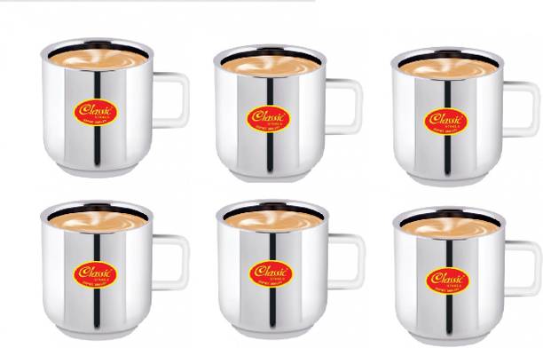 Classic Steels Pack of 6 Stainless Steel