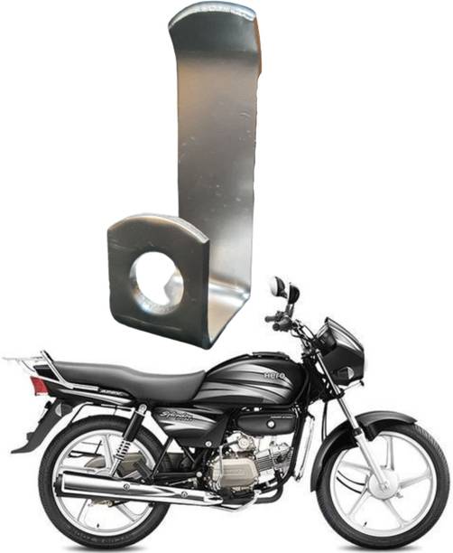 AUTOPLEX Universal Bike Pillion/Carry Bag Holder Hook for All Bikes(Silver) Good Strength Bike Umbrella Stand