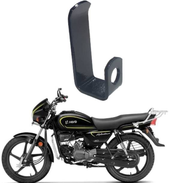 AUTOPLEX Universal Bike Pillion/Carry Bag Holder Hook for All Bikes(Black) Good Strength Bike Umbrella Stand