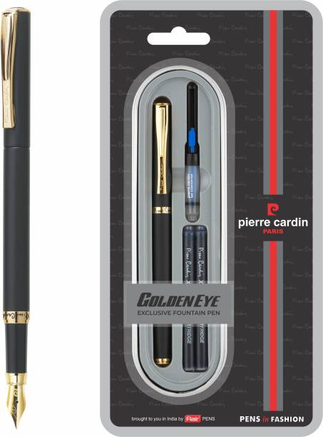 PIERRE CARDIN Golden Eye Matte Black Finish Exclusive | Metal Body With Attractive Look Fountain Pen