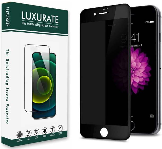LUXURATE Tempered Glass Guard for Apple iphone 8