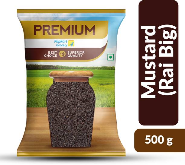 Premium Mustard (Rai Big) by Flipkart Grocery (500 g)