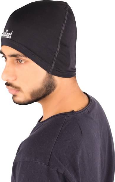 Steelbird Black Helmet Skull Cap for Men & Women