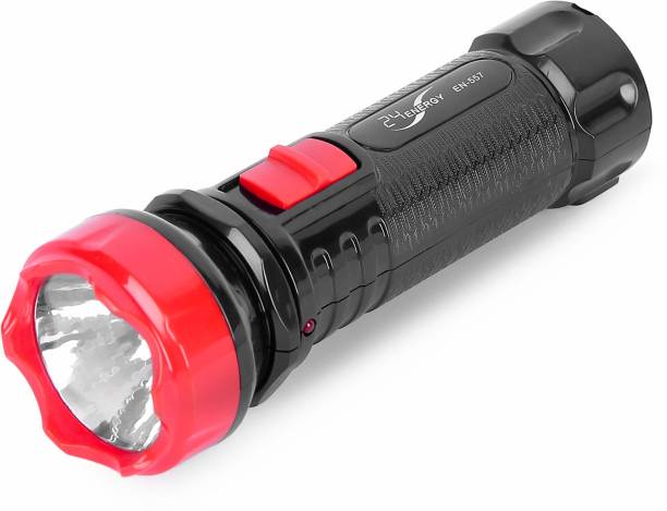 24 ENERGY 1W lesser LED Hi - Bright Rechargeable Emergency Light Torch