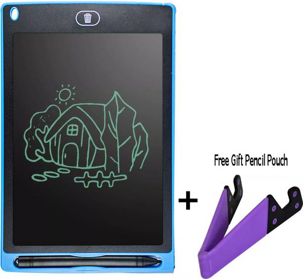 ARVANA 8.5" LCD Writing Pad, Drawing Board Stand Digital RuffPad Slate +Stylus Pen LCD Writing Drawing Tablet,ReWriting Paperless Board+Mobile Stand Painting Smart 8.5 x 7 inch Graphics Tablet