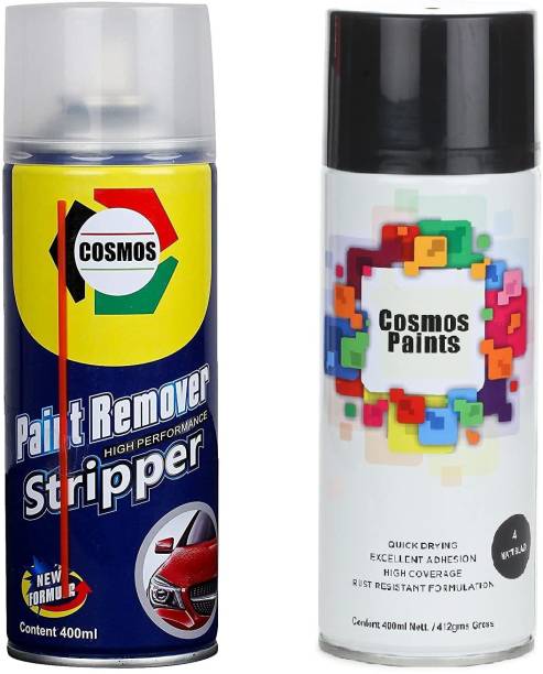 Cosmos Paints PaintRemover-MattBlack04-400ML Paint Remover