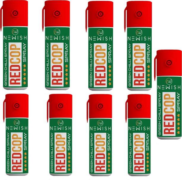 NEWISH Ultra Strong Green Chilli Women Self Defence/Protection Pepper Spray, Each 55 ml Pepper Stream Spray