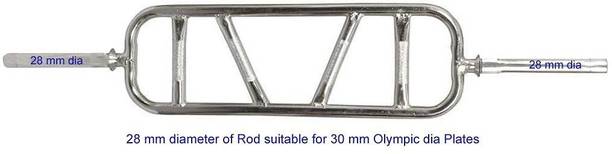 YMD Swiss Multi grip Box Barbell Rod 28mm for Gym and home Workout Multi-training Bar