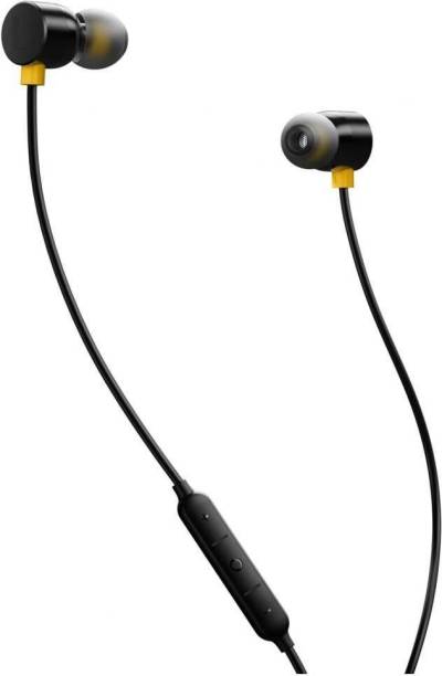 awakshi Ergonomic Design Deep Bass Wired Earphone With Mic(Black, in the ear) Wired Headset
