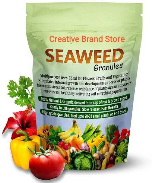 CRYSTAL Seaweed Granules Organic Fertilizer, Plant Growth Promoter Fertilizer