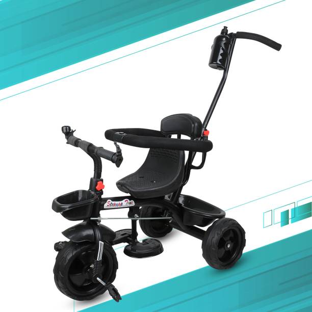 Stepupp Grow TRICYCLE FOR KIDS NEW MODEL ST-03 BLACK TRICYCLE FOR KIDS BABY-15-15 Tricycle