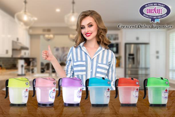 CRESCENT Delux Steam Inhaler 4 Way Action ( Stay Healthy Look Beautiful Live Better ) Vaporizer