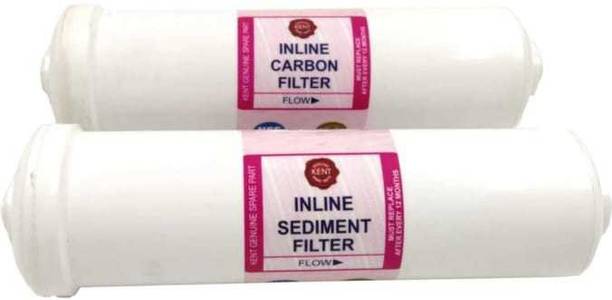 cm enterprises CM KENT Genuine Spare Inline Sediment Filter and Carbon Filter Solid Filter Cartridge