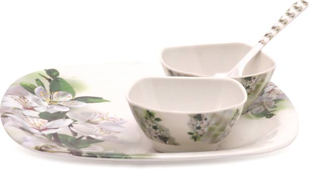 BATANIYA Pack of 4 Melamin Dinner Set