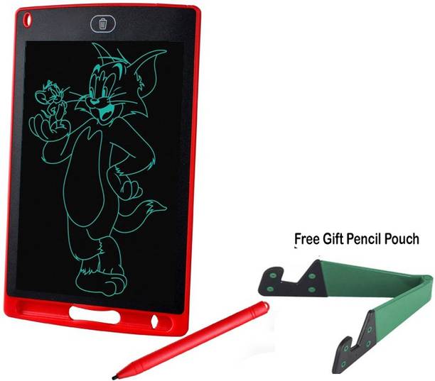 ARVANA LCD Writing Tablet Pad,Suitable for Kids Learning Educational Toys+Mobile Stand Digital RuffPad Slate Re-Writing Paperless Board Handwriting Pad Drawing Board 8.5 x 7 inch Graphics Tablet