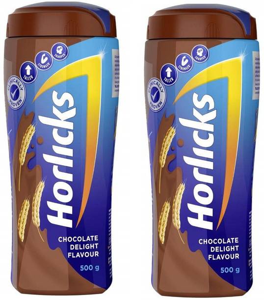 HORLICKS CHOCOLATE DELIGHT 500 GM PACK OF 2