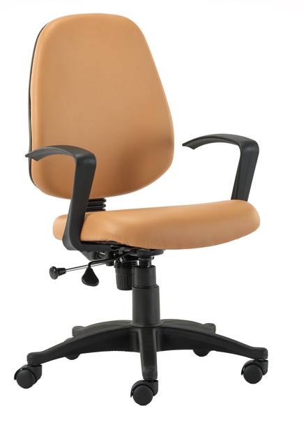 HOF Medium Back Letherrete Wok from Home Chair, Leatherette Office Executive Chair